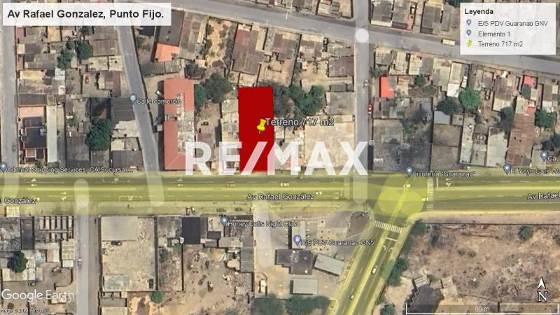 En Venta Terreno y Parcela Av Rafael Gonzalez, Punto Fijo, Falcón, VEN.